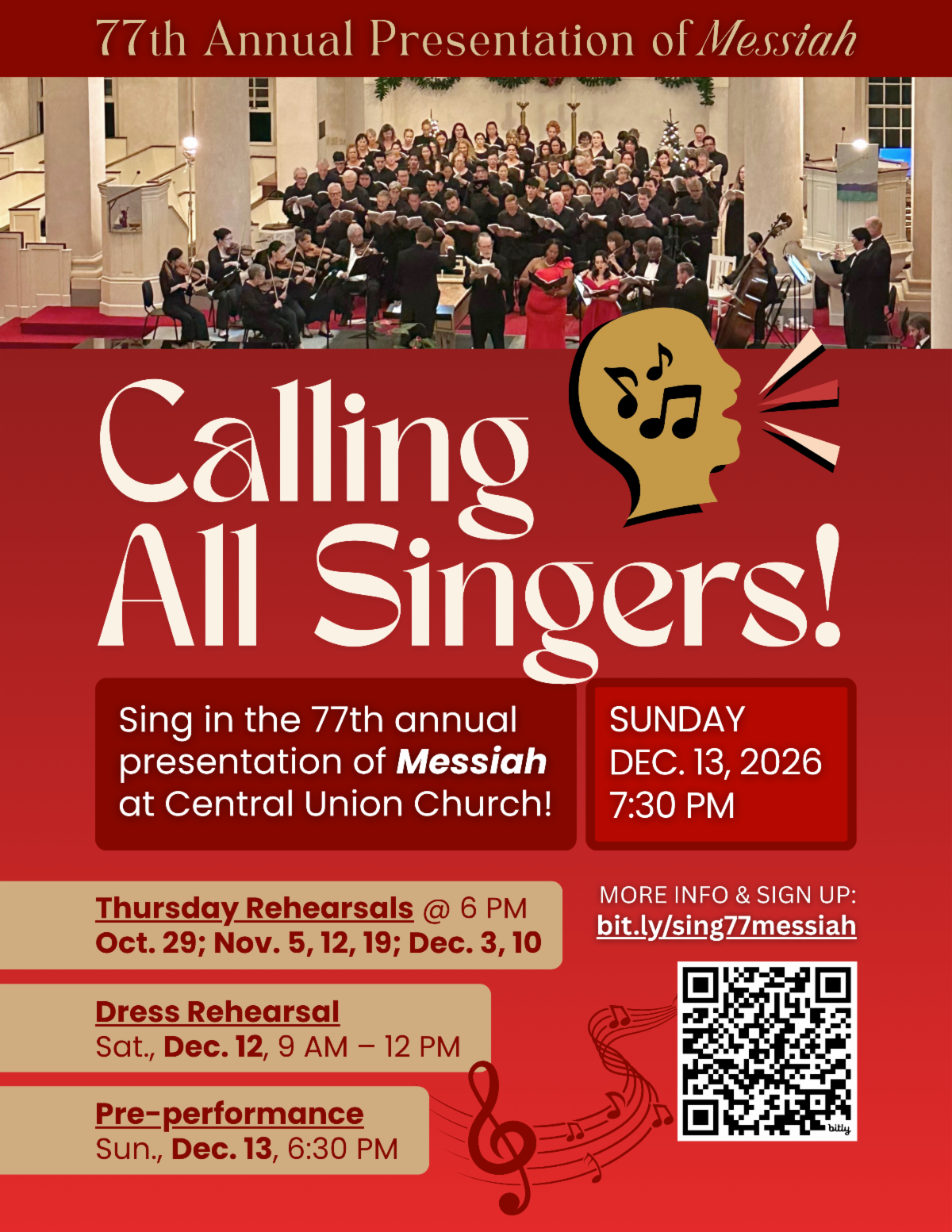 Calling all singers for Messiah!