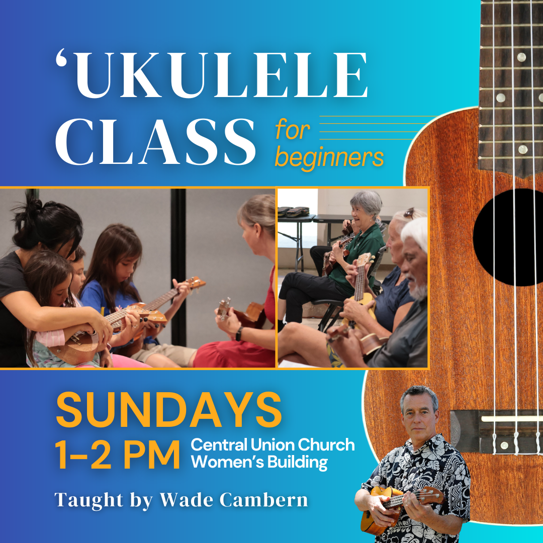 ukulele class with Wade Cambern
