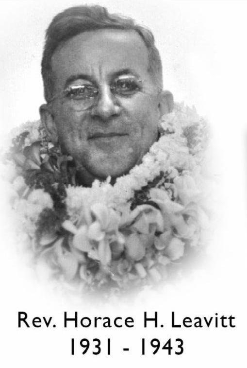 Rev. Horace Leavitt at Central Union 1931-1943