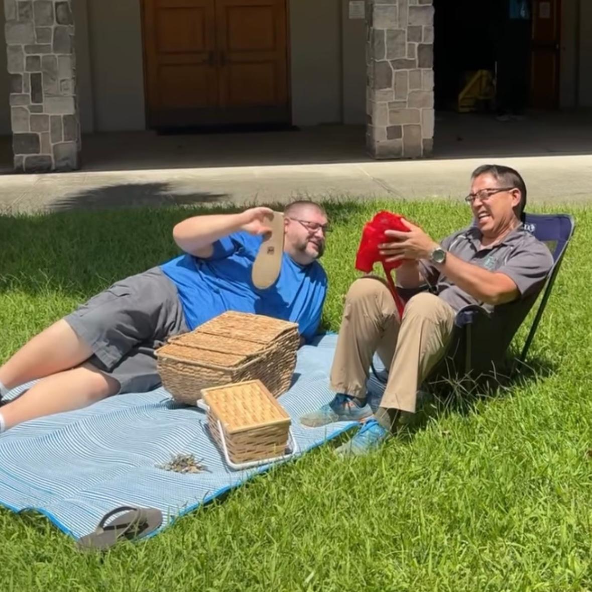 Cory and Troy picnic