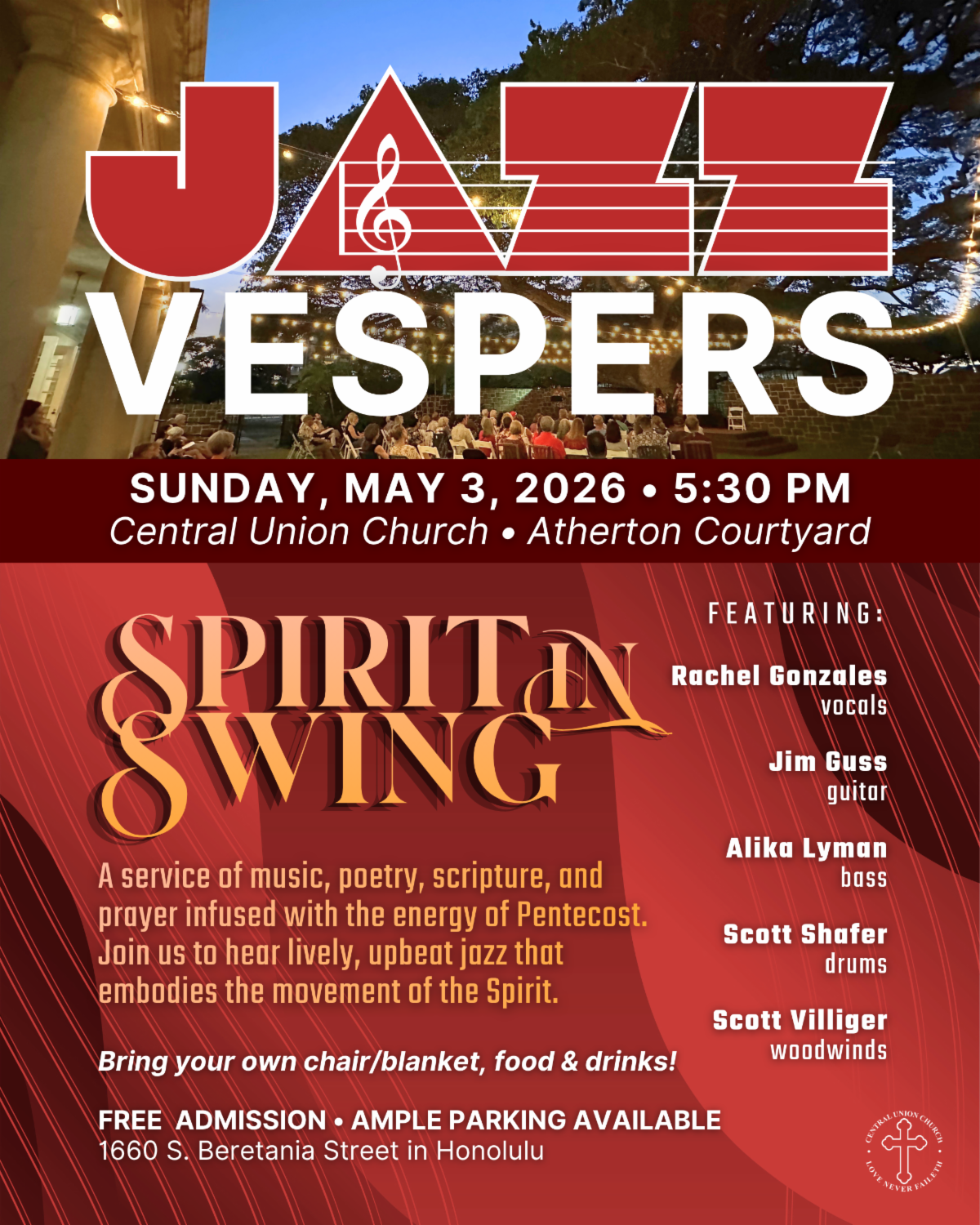 JAZZ VESPERS on May 3
