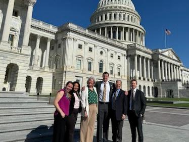 CAFP Members in front of the Capitol Building 