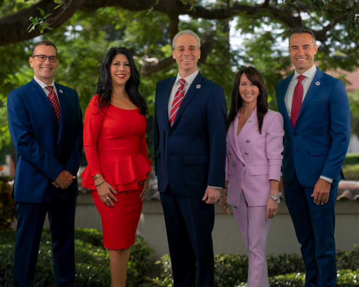Boca Raton City Council group photo