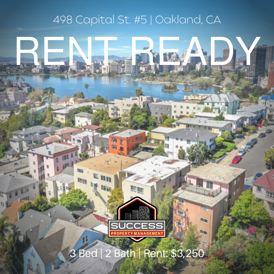 Success Property Management's New Rental 498 Capital Ave, Oakland, CA