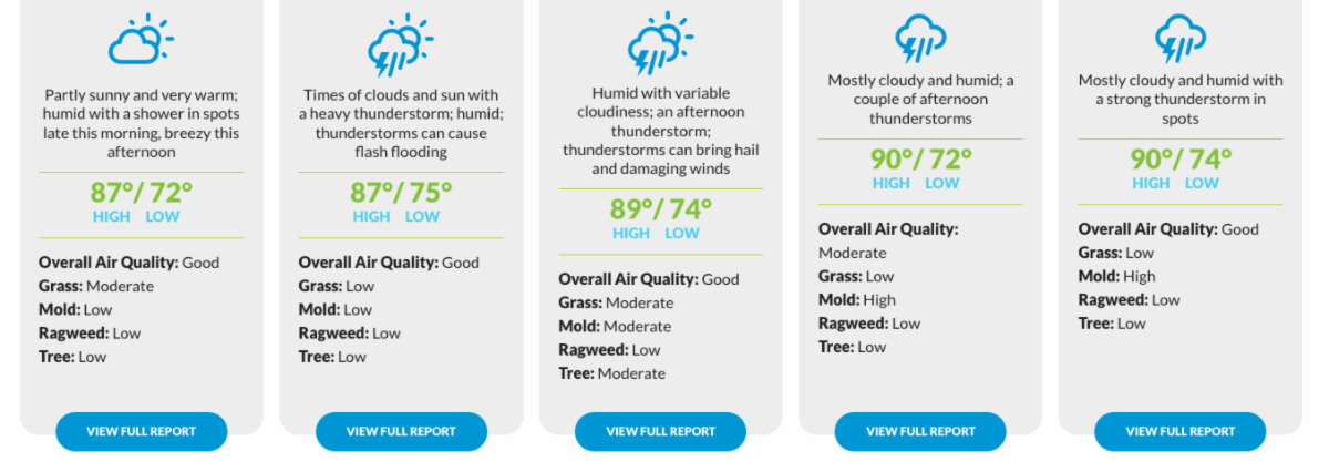 ALLERGY REPORT