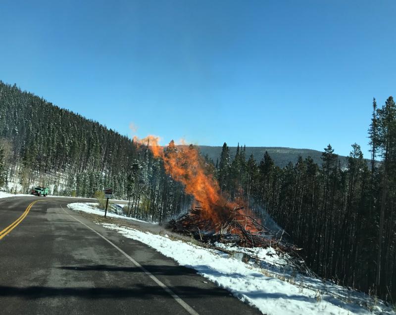 Burn piles - Oct 2017