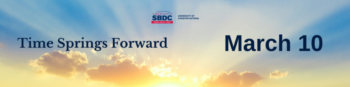 spring forward graphic