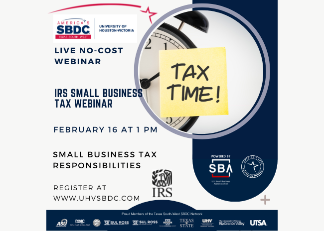 IRS tax workshop grphic