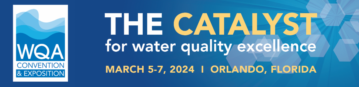 Woohoo! You're registered for the WQA Convention & Expo!