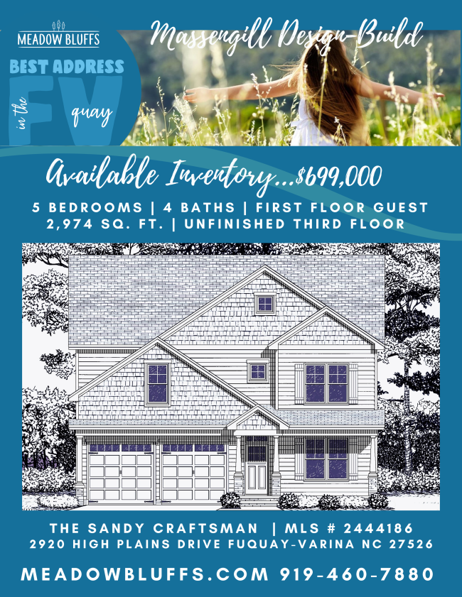 AVAILABLE INVENTORY MEADOW BLUFFS FUQUAYVARINA