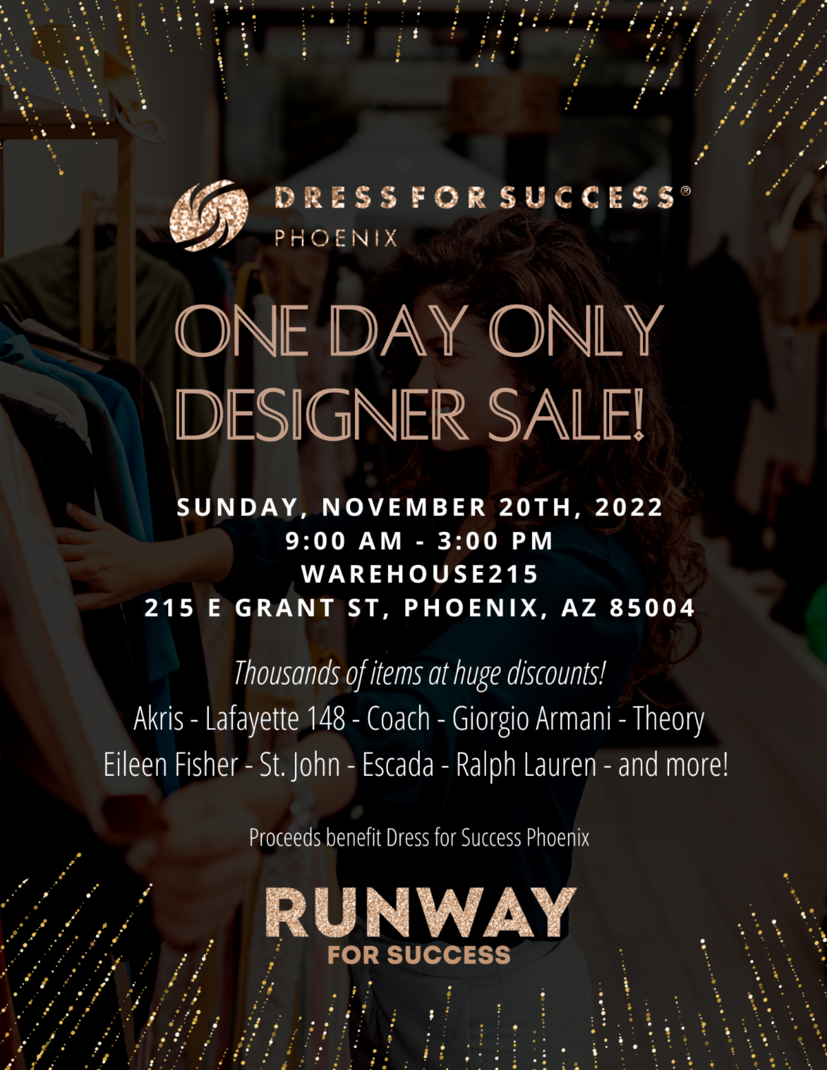 One Day Only Designer Sale This Sunday!