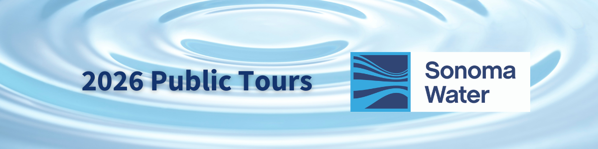 water graphic that says Public Tours