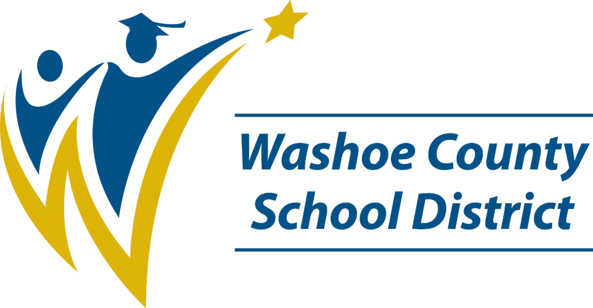 Blue and yellow logo representing Washoe County School District (NV)