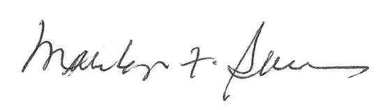 Marilyn Sherron signature