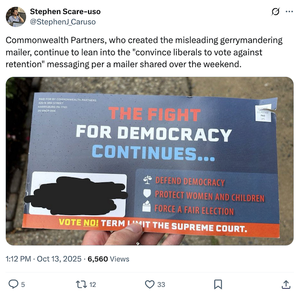 Vote no mailer