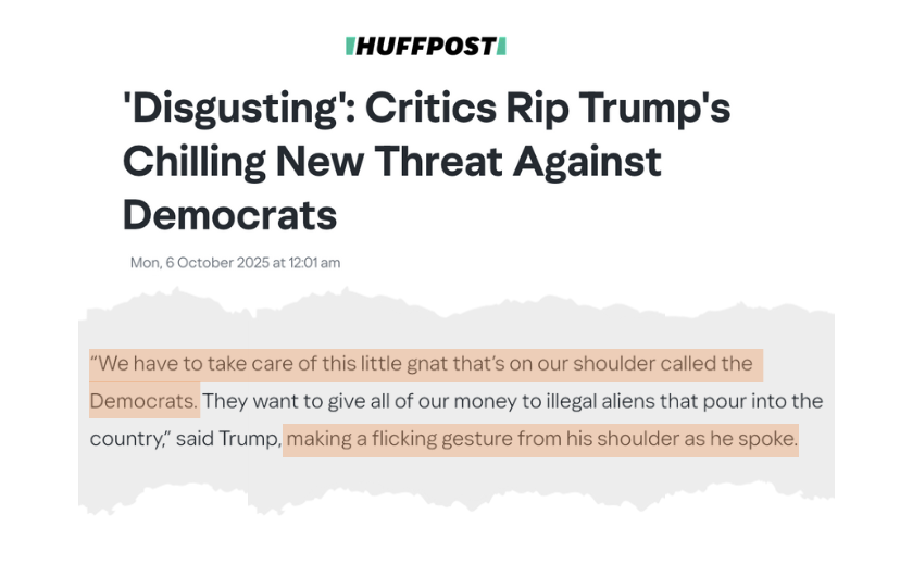 HuffPost Trump's threats