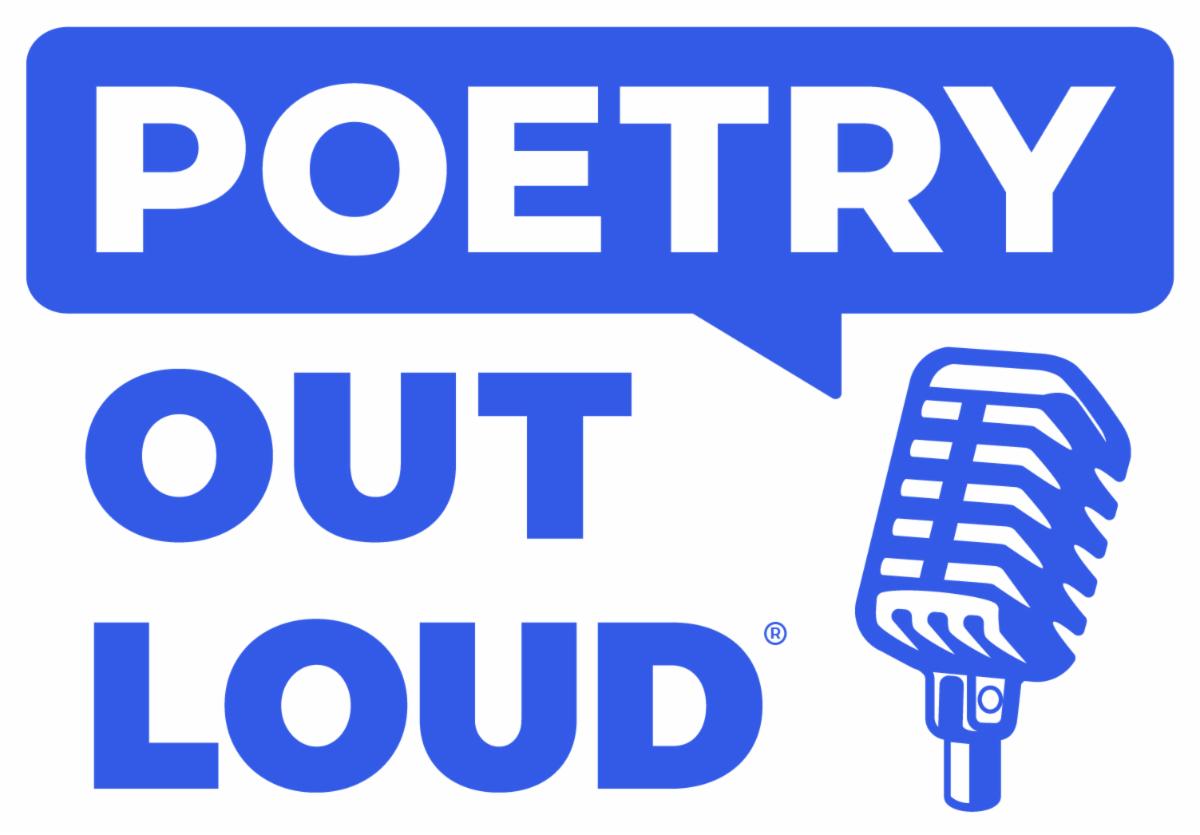 The blue-on-white Poetry Out Loud logo