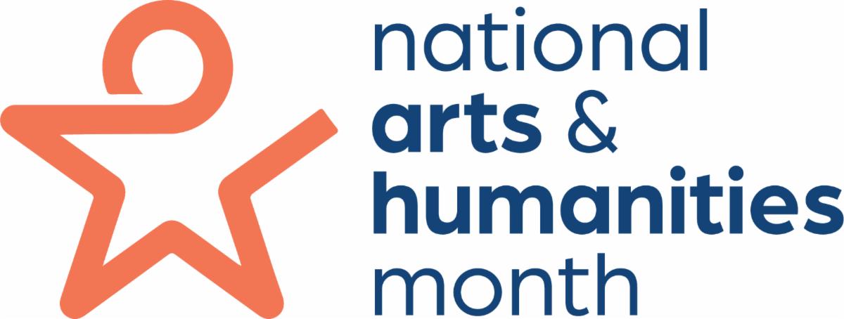 National Arts & Humanities Month logo