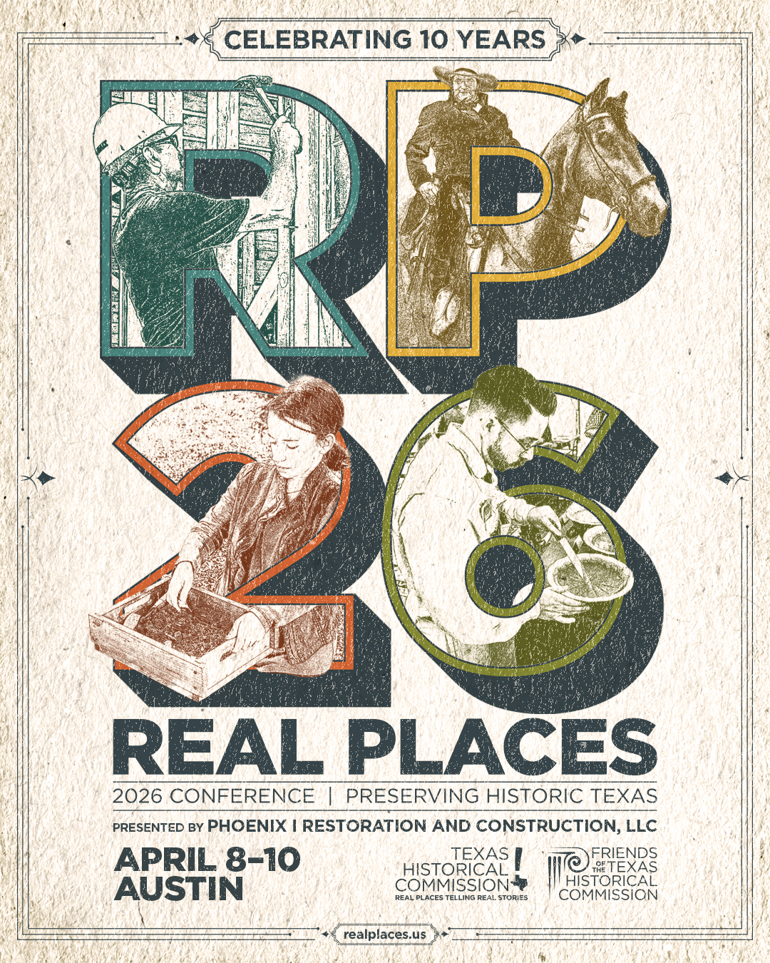 A graphic promoting the Real Places 2026 conference.