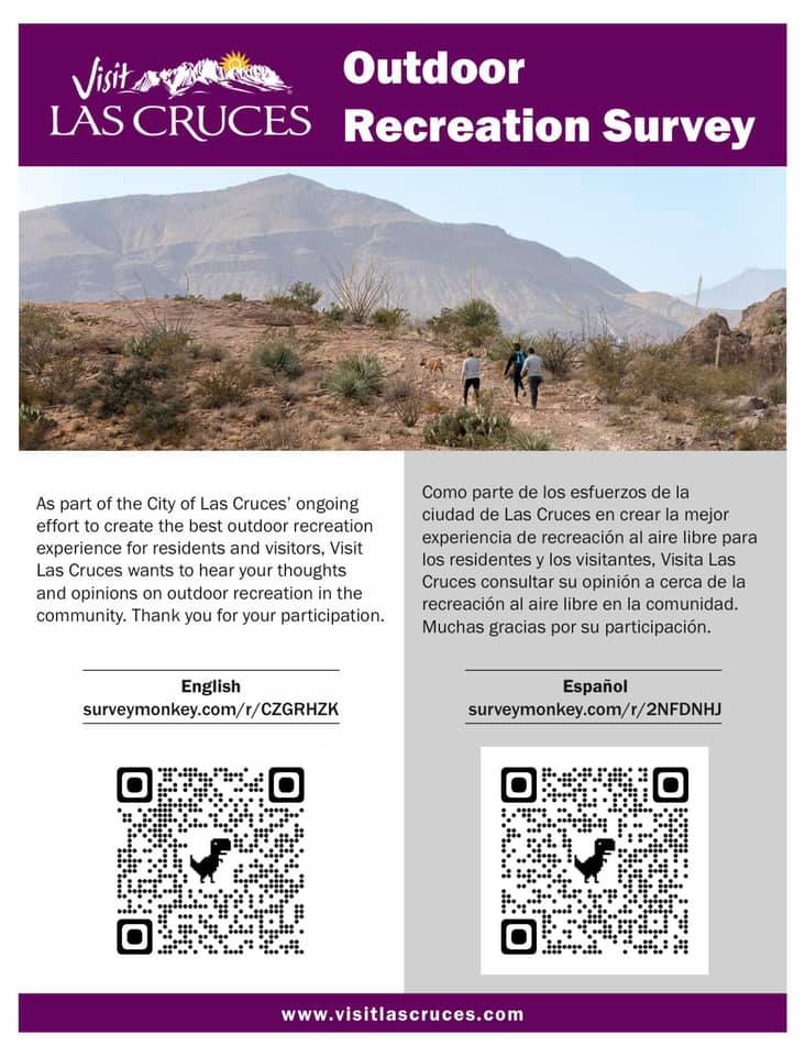 Visit Las Cruces Launches Outdoor Recreation Survey!