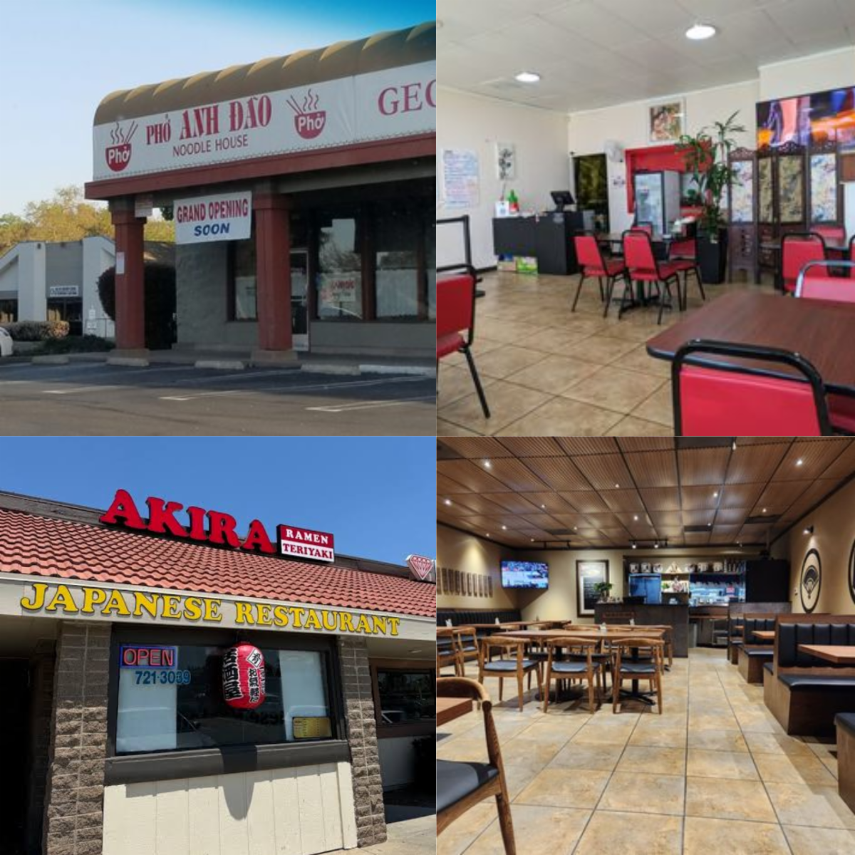 Available restaurant spaces