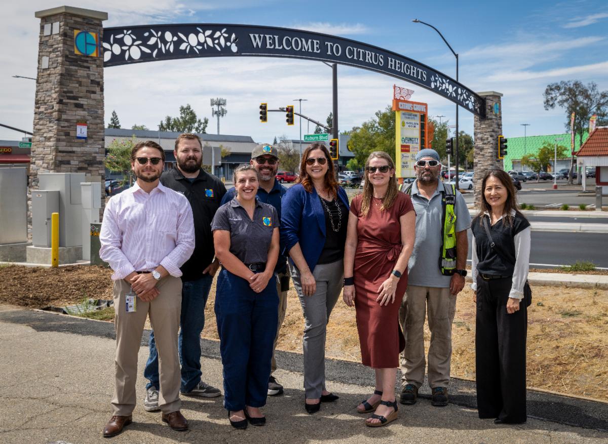 Auburn Boulevard ribbon cutting