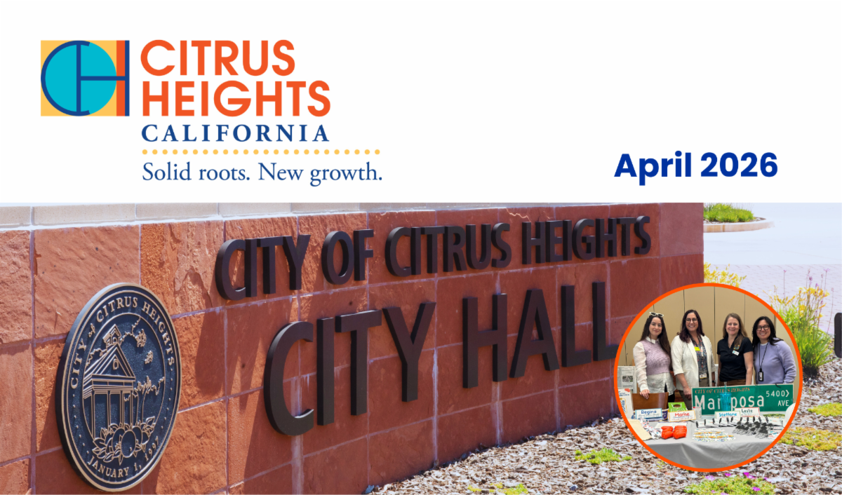City of Citrus Heights newsletter header