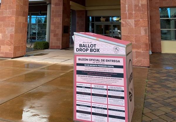 Official ballot drop box at City Hall