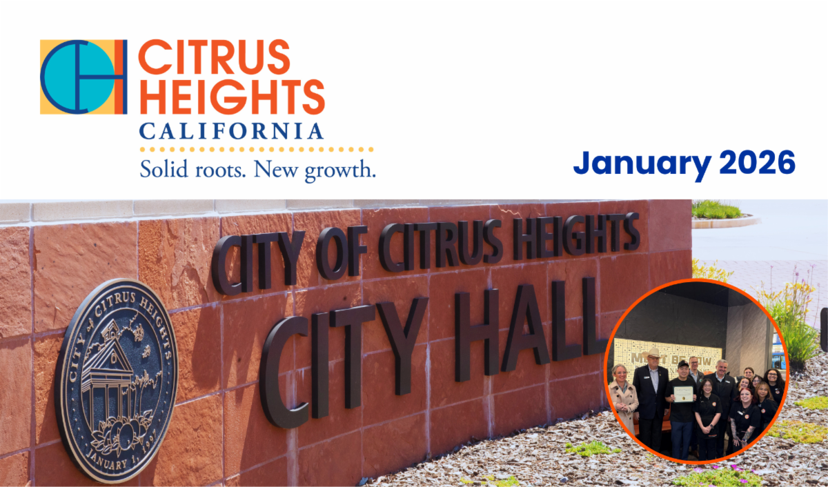 City of Citrus Heights newsletter header