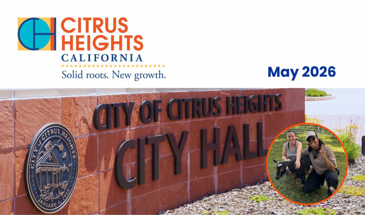 City of Citrus Heights May 2026 newsletter header