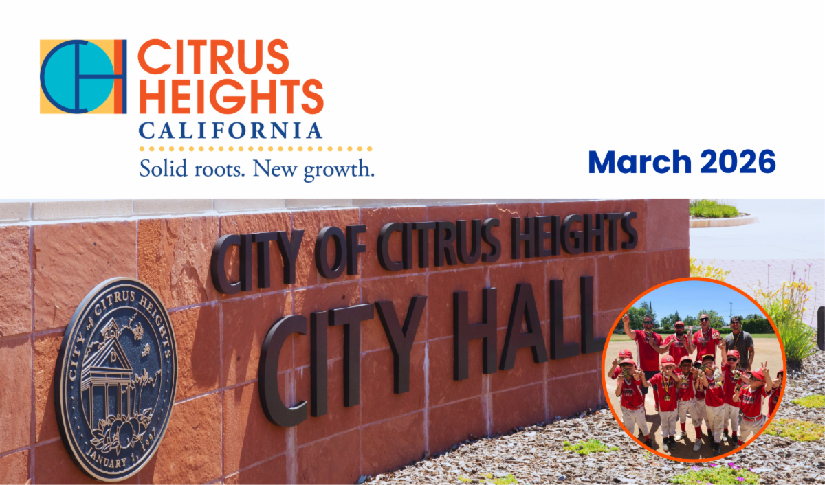 City of Citrus Heights newsletter header