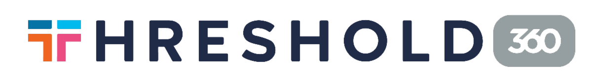 Blue and red Logo for Threshold360