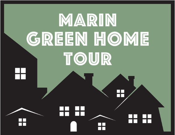Black outlines of homes on a green background