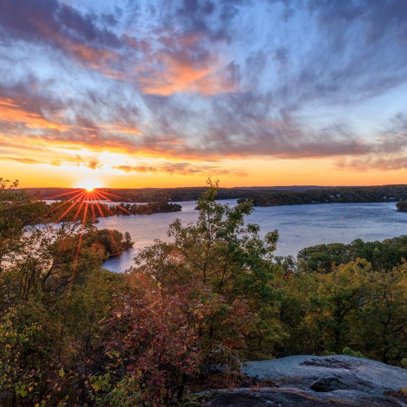 View at Sweetcake Mountain Preserve.