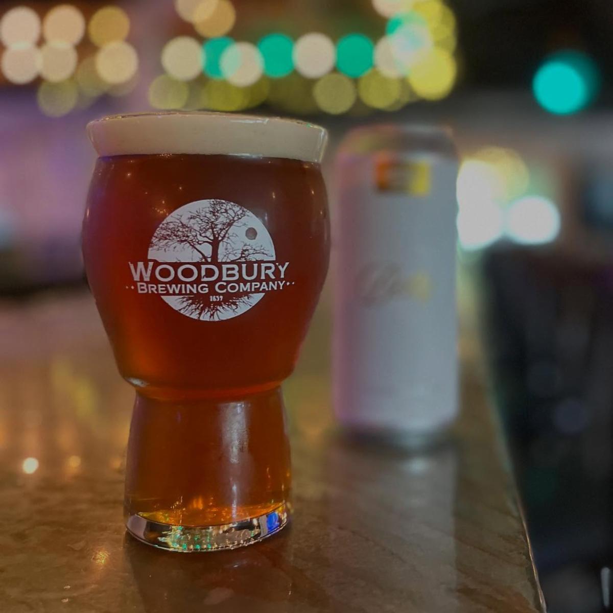 Woodbury Brewing Company pint of beer