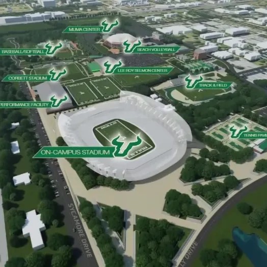 image of on-campus stadium