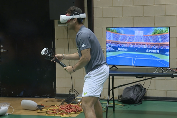 image of tennis virtual reality