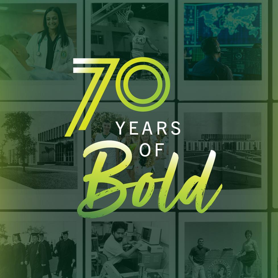70 years as bold