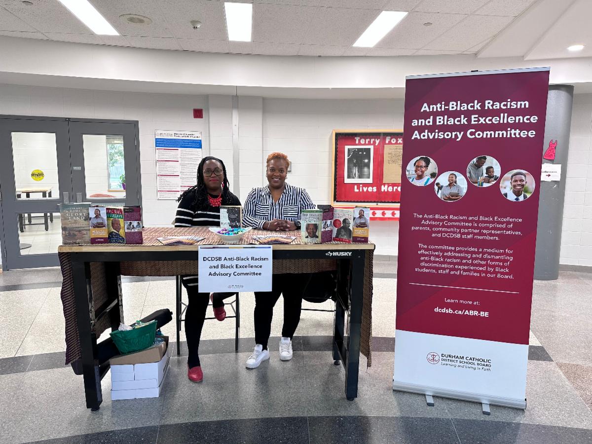 Anti-Black Racism & Black Excellence Advisory Committee Booth