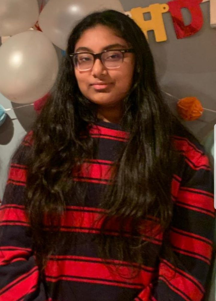 Female student smiling
