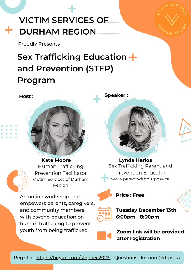 Poster promoting virtual workshop