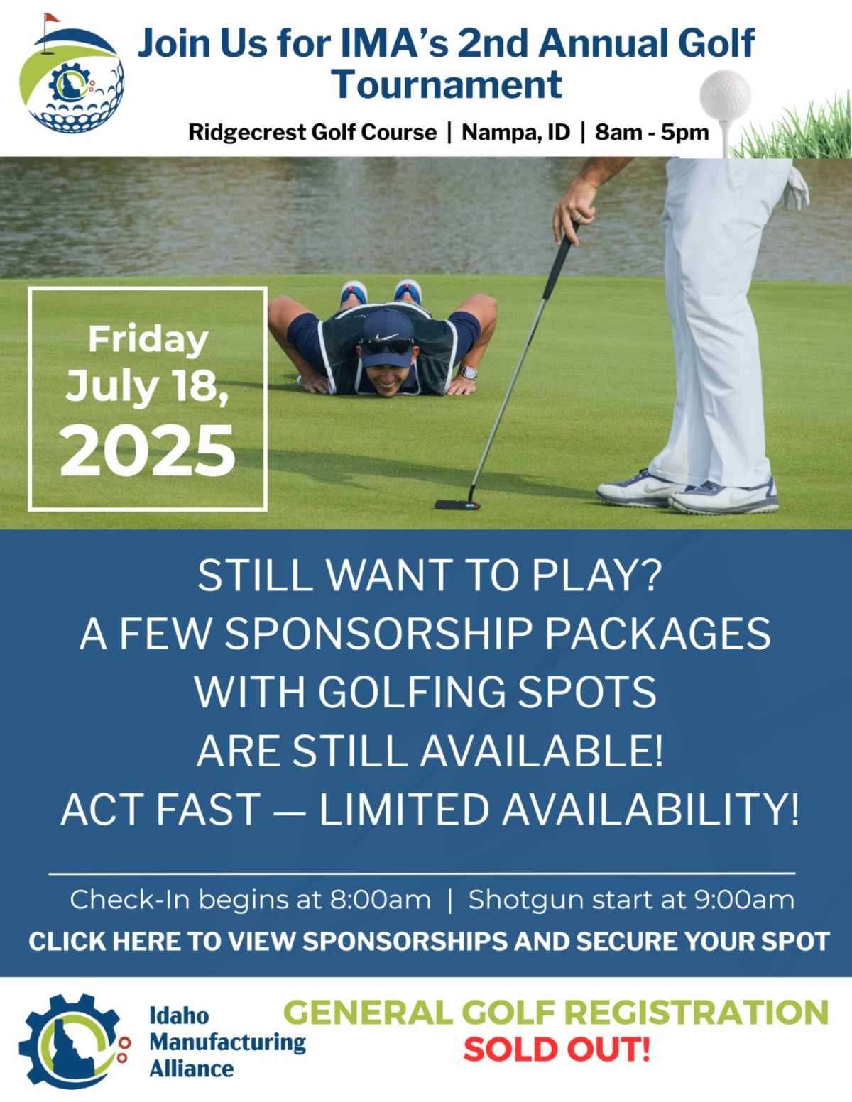 2nd Annual Idaho Manufacturing Alliance IMA Golf Tournament