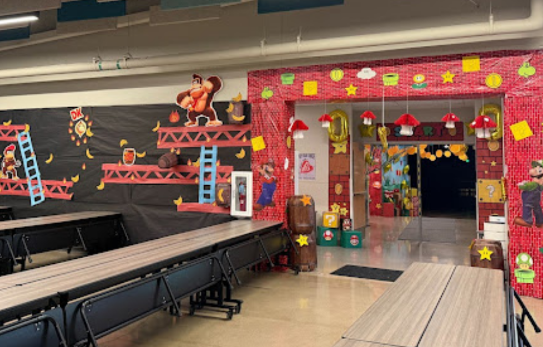 Donkey Kong cafeteria