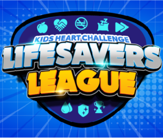 Kids Heart Challenge Lifesavers League logo
