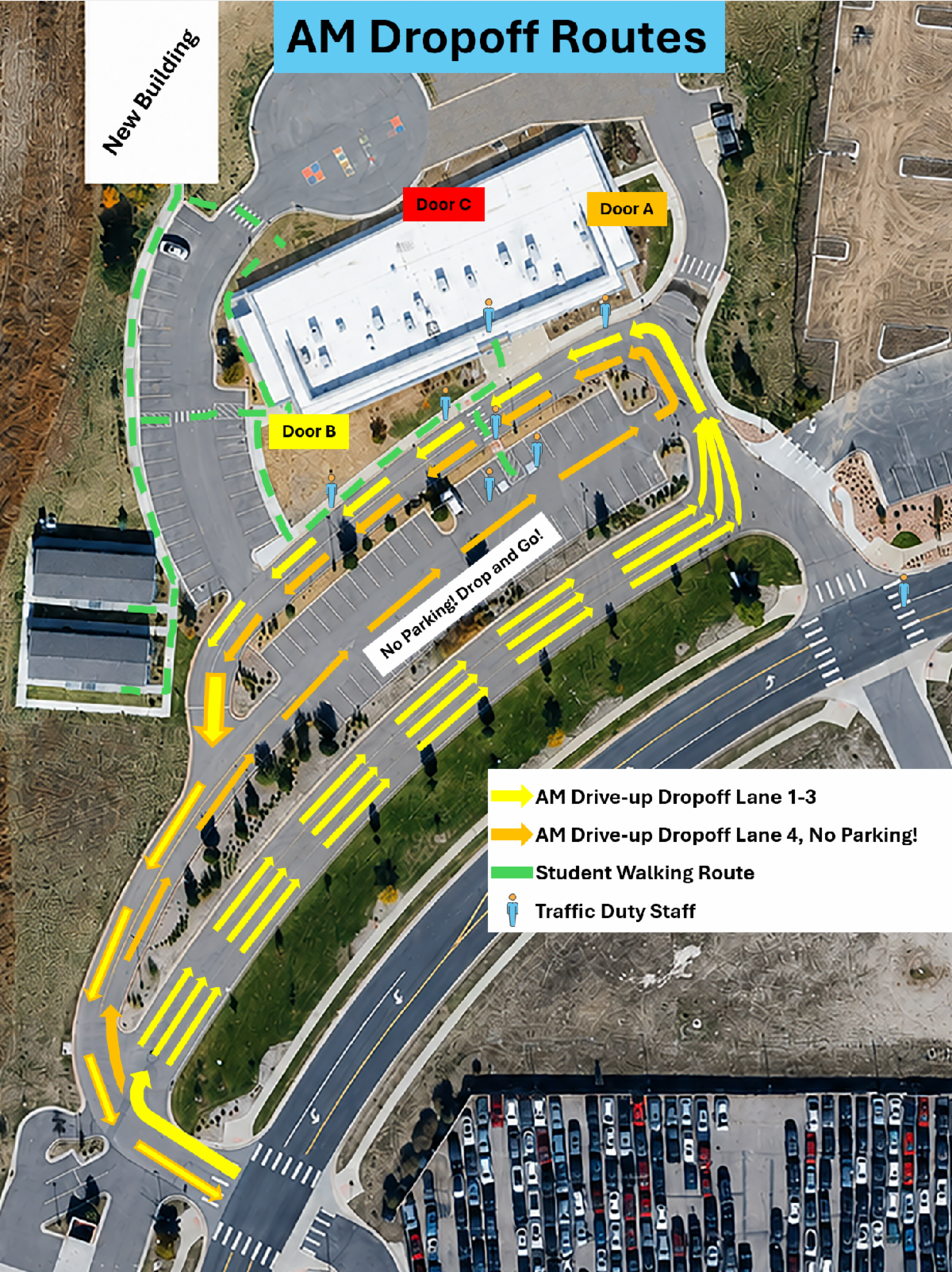 AM Drop off map