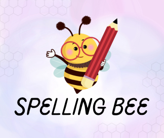 Spelling Bee with illustrated pencil