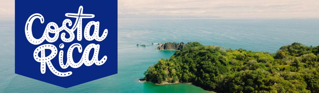 Costa Rica with landscape photo of beach