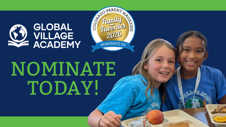 GVA Colorado Parent Family Favorites Nominate Today with two smiling students