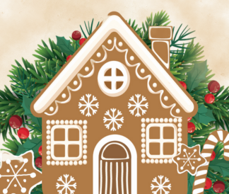 Illustration of Gingerbread house