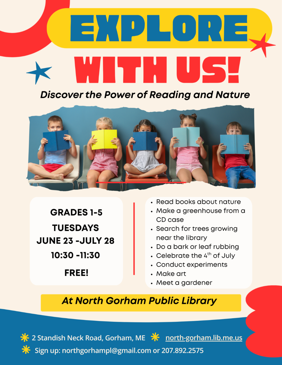 Summer Reading Program Flyer 2026